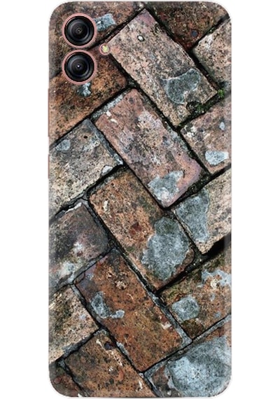 Samsung Uyumlu Galaxy A04E Kılıf Resimli Desenli Baskılı Silikon Retro Stone 1324