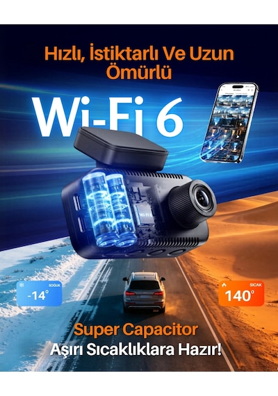 70mai A810 Lite Ön Kamera + RC21 Arka Kamera