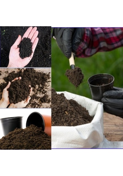 Küpeli Çiçeği Toprağı Torfu 9 Kğ Özel Karışım Bitki Toprağı