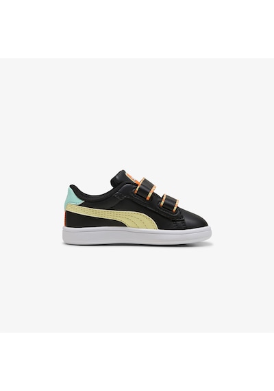 Puma Smash 3.0 Playdate Çocuk Siyah Spor Ayakkabı 402828 Siyah