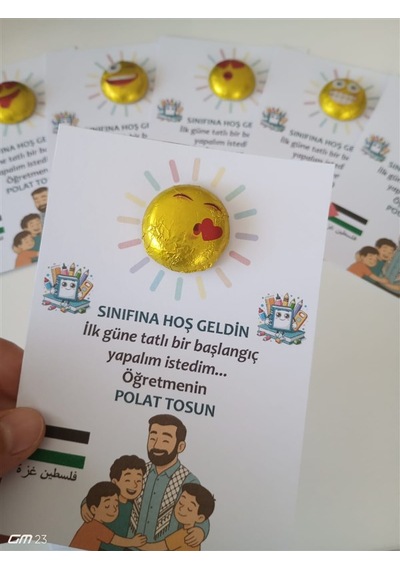 Farklı Market Okula Hoşgeldin Öğretmen Hediyesi 5 Adet