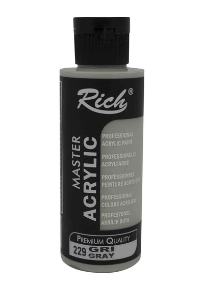 Rich Master Akrilik Boya 120 Cc. 229 Gri Renk
