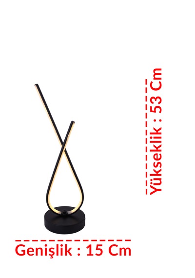 X Model Led Masa Lambası Modern, Şık Ve Enerji Tasarruflu Çalışma & Toplantı Masası Aydınlatması 1