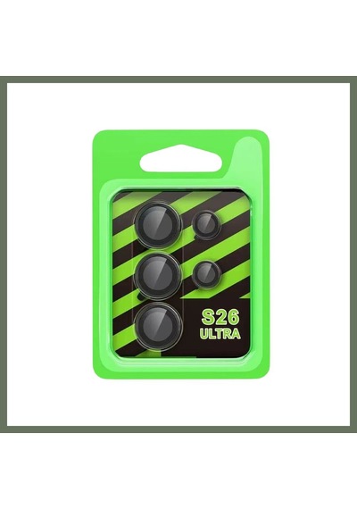 Bezos Samsung Uyumlu Galaxy S26 Ultra Raze Metal Kamera Lens - Siyah Bezos1 Siyah-