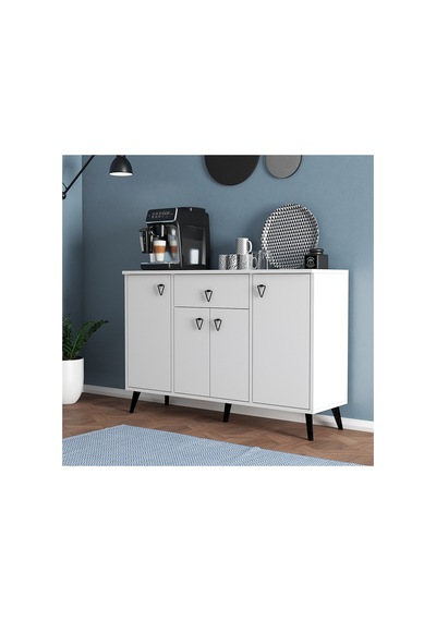4 Kapaklı Çekmeceli Kahve Köşesi Dolabı - Mutfak Dolabı - Konsol - Dresuar Beyaz - 687004190 Beyaz 4 Kapaklı Çekmeceli Kahve Köşesi Dolabı - Mutfak Dolabı - Konsol - Dresuar Beyaz - 687004190 Beyaz