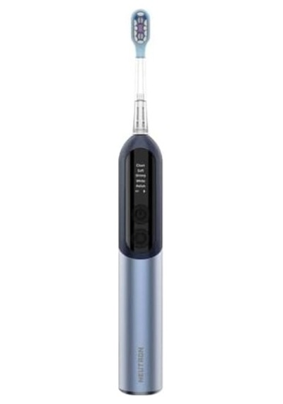 Ntl-tb-12pb Otomatik, Şarjlı, Sonik Diş Fırçası, Mavi, 60 Hareketli Başlık