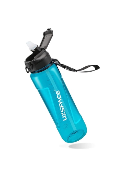 Uzspace Fiftyfifty Pipetli 850ml Tritan Su Matarası 001