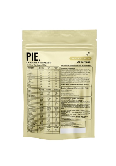 Pıe. Proteinli Öğün Tozu /vücut Ağırlığı Kontrolü İçin Diyetin Yerini Alan Gıda /20 Öğün /vişne Ve Muz Aromalı Karışık