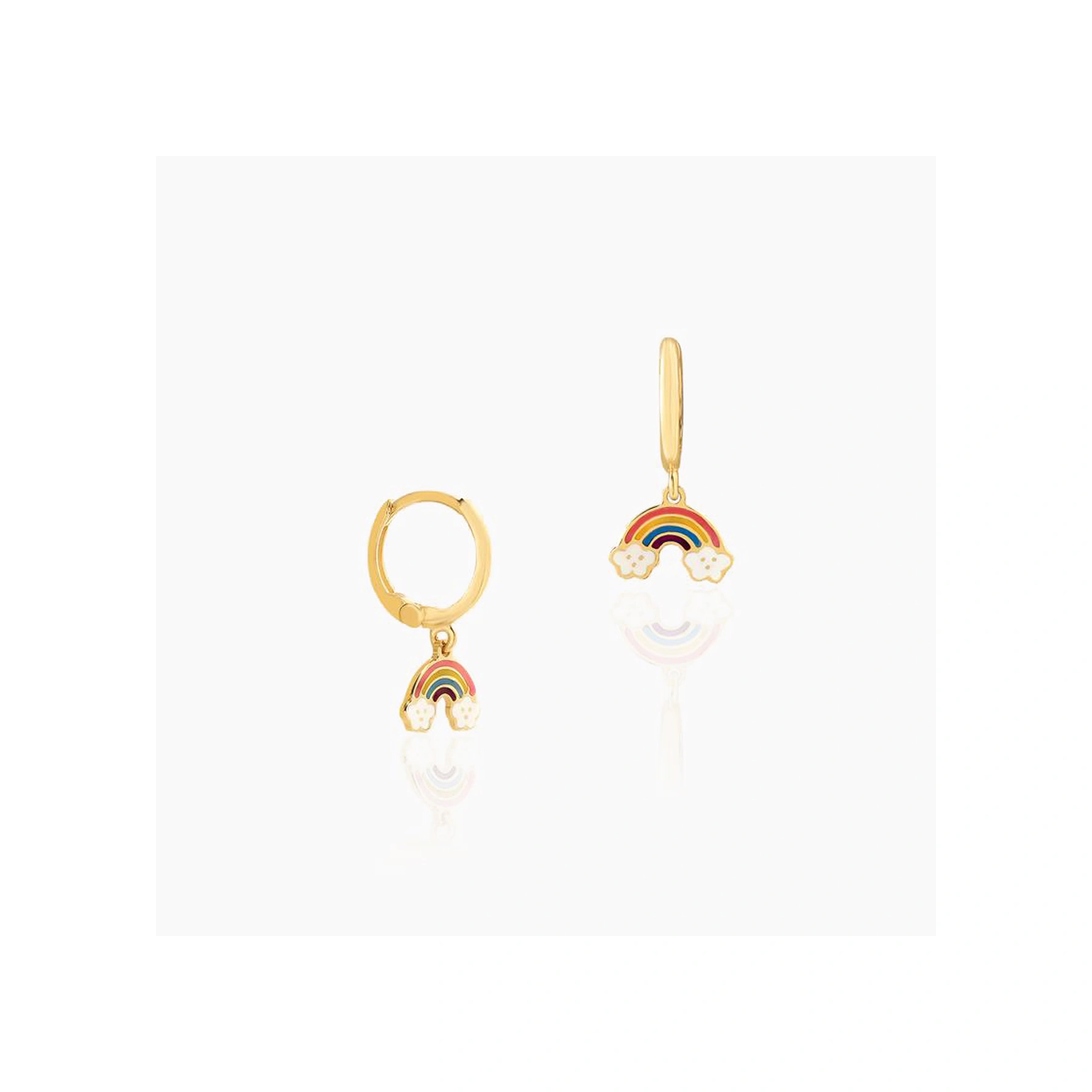 Rainbow Halka Sallantılı Çocuk Küpesi 11487048