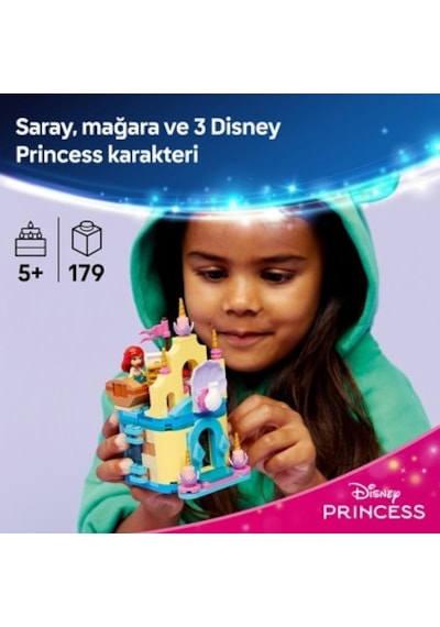 5 Yaş Ve Üzeri İçin Disney Princess Temalı Mini Saray Seti