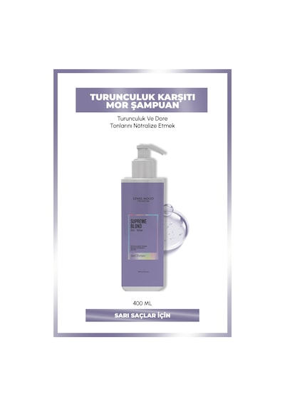 Lewel Mood Premium Supreme Blond Violet Şampuan 400 ML