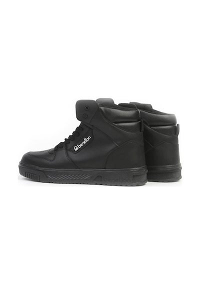 United Colors Of Benetton Benetton 31085 Kadın Günlük Boğazlı Sneaker Ayakkabı Siyah Siyah