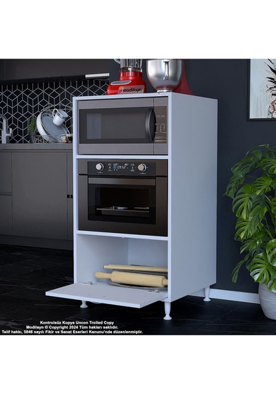 Armin 1 Kapaklı 59,6 X 119,2 X 56 Cm Mini Fırın Mikrodalga Fırın Dolabı Çok Amaçlı Mutfak Dolabı Beyaz Armin 1 Kapaklı 59,6 X 119,2 X 56 Cm Mini Fırın Mikrodalga Fırın Dolabı Çok Amaçlı Mutfak Dolabı Beyaz