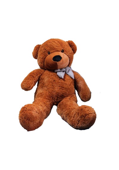 Kuki Oyuncak 120Cm Sevimli Koyu Kahverengi Peluş Ayı