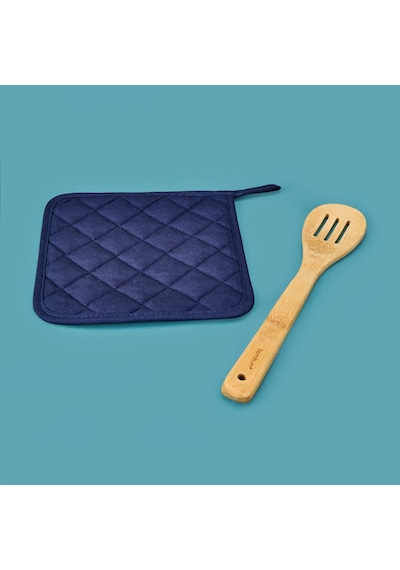 Gabardin Tutaç - Lacivert - 20x20 Cm Çok Renkli