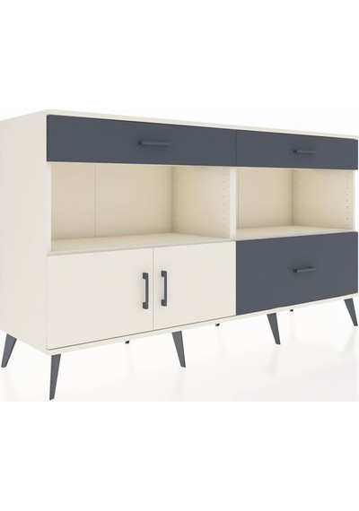 Hyperion Konsol 2 Raflı 3 Çekmeceli 2 Kapaklı 176x44x99 Aytaşı-ay Aytaşı-aytaşı/antrasit Hyperion Konsol 2 Raflı 3 Çekmeceli 2 Kapaklı 176x44x99 Aytaşı-ay Aytaşı-aytaşı/antrasit