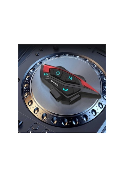 Motorsiklet Kask Bluetooth Kulaklık Mikrofonlu Fm Radyolu 8 Kişilik Çoklu Eşleşme Helmet Intercom