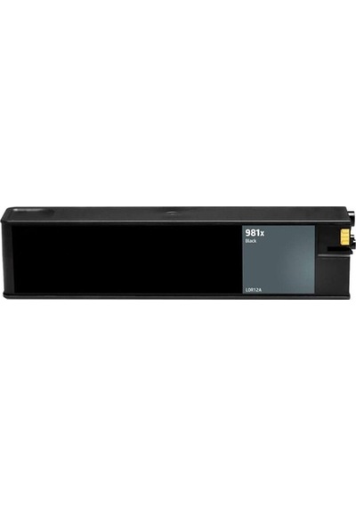 Hp 981X-L0R12A Siyah Uyumlu Kartuş,556dn 