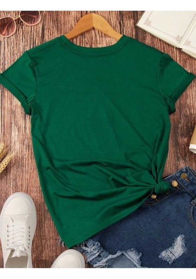 Kozia Outdoors Malkoçbey 6 Kalp Baskılı T-shirt Yeşil