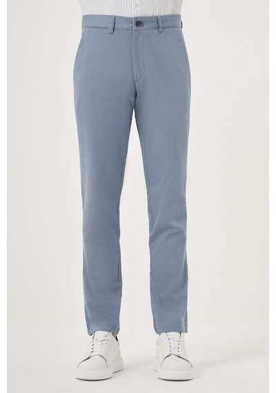 Morven Erkek A. Mavi Yazlık Pamuk Yan Cep Slim Fit Chino Pantolon 25ys003011311 A. Mavi