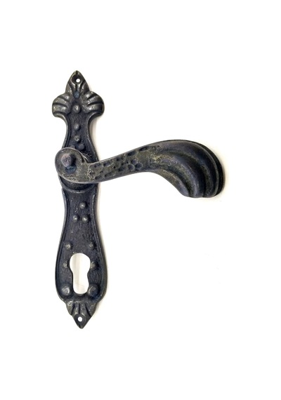 Hubrendy Kargo Antika Tarz Dekoratif Pirinç Mevlana Oda Kapı Kolu - 228x48 Mm, Oksit