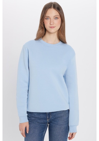 Tudors Unisex Oversize Geniş Kesim Pamuklu Yumuşak Dokulu İçi Polarlı Basic Mavi Bisiklet Yaka Sweatshirt-31984 Mavi Tudors Unisex Oversize Geniş Kesim Pamuklu Yumuşak Dokulu İçi Polarlı Basic Mavi Bisiklet Yaka Sweatshirt-31984 Mavi