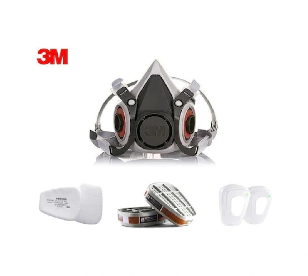 3m 6200 Yarım Yüz Maskesi + 3m 6059 Abek Filtre + 3m 5925 P2 Filtre +k501 Kapak