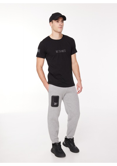 Ko Samui Loose Fit Gri - Siyah Erkek Eşofman Altı Pxw G511 Repocket Repocket Loose Ft
