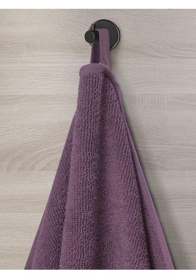 Pamuk Tekli Havlu Jakarlı Karna Home Klover - 70 X 140 Lavanta