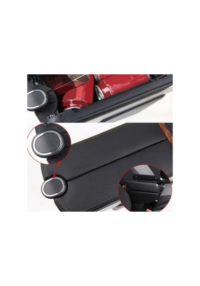 Bmw Tip 6 Usb 1 Type-c Girişli Kolçak Her Araca Uygun Kolçak Kol Dayama Çift Açılır Siyah