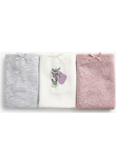 Koton Pamuklu Külot Brief 3'lü Baskılı Kurdele Detaylı Pembe Desenli 3slk30022mk 3SLK30022MK01F Pembe Koton Pamuklu Külot Brief 3'lü Baskılı Kurdele Detaylı Pembe Desenli 3slk30022mk 3SLK30022MK01F Pembe