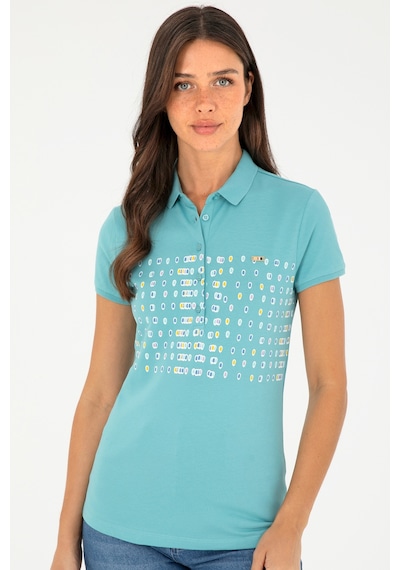 U.S. Polo Assn. Kadın Mint Polo Yaka Tişört 50282885-VR090 U.S. Polo Assn. Kadın Mint Polo Yaka Tişört 50282885-VR090