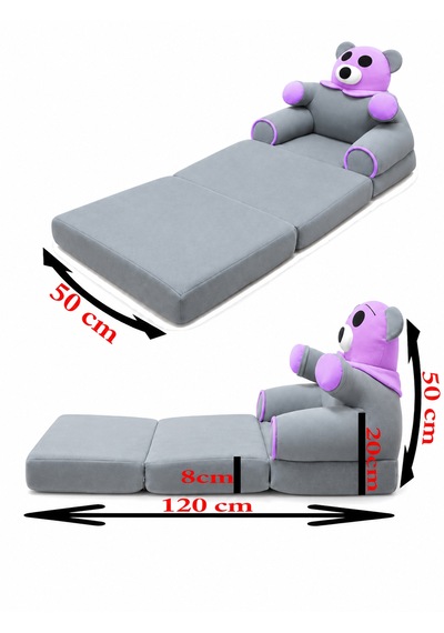 Teknor Ayıcık Katlanabilir Çocuk Koltuğu 120 Cm Lila