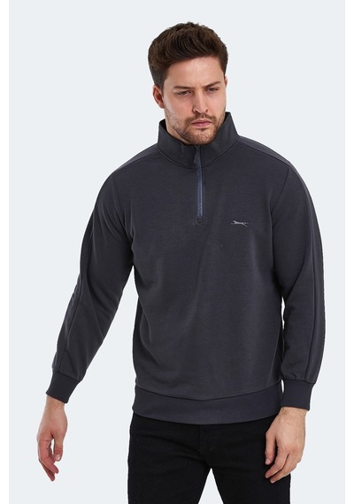 Slazenger Sammy In Erkek Sweatshirt Koyu Gri