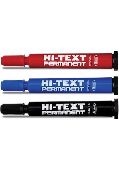 Hi-Text Marker Yuvarlak Uç 830 Pb Kırmızı