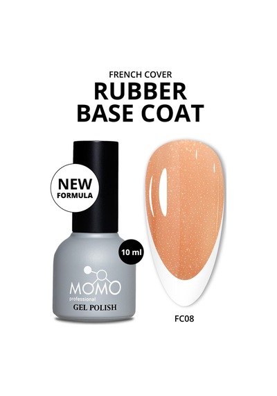 Momo Professional French Cover Rubber Base Coat Fc08 10 Ml