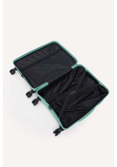 Defacto Unisex Sert Kapaklı Orta Boy Valiz H2407axnstr512 Turkuaz-tr512