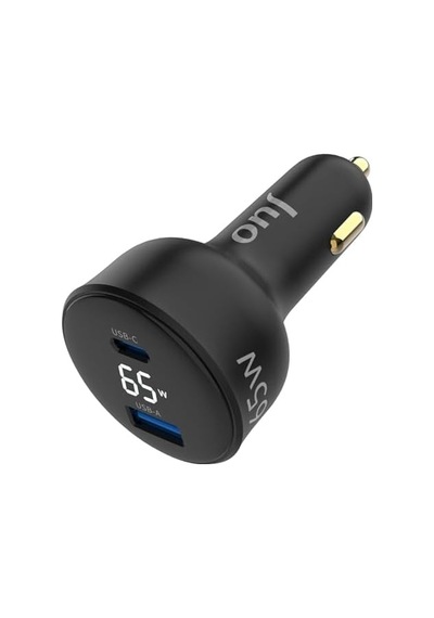 65w Led Ekranlı Type-c + Usb-a Araç Şarj Aleti İphone & Android & Notebook Araç İçi Şarj Cihazı