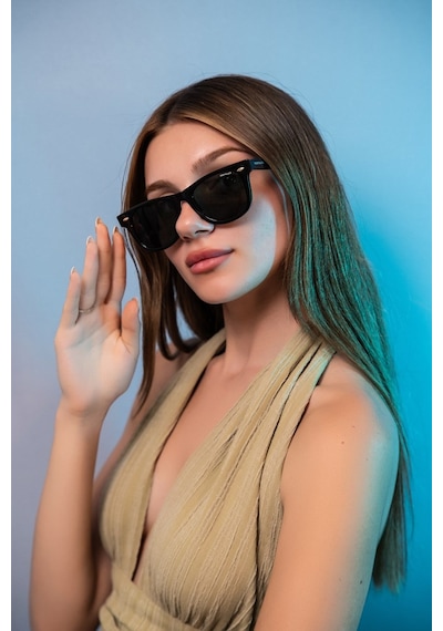 Montblack Mb 6802 01 Wayfarer Erkek Güneş Gözlüğü Siyah