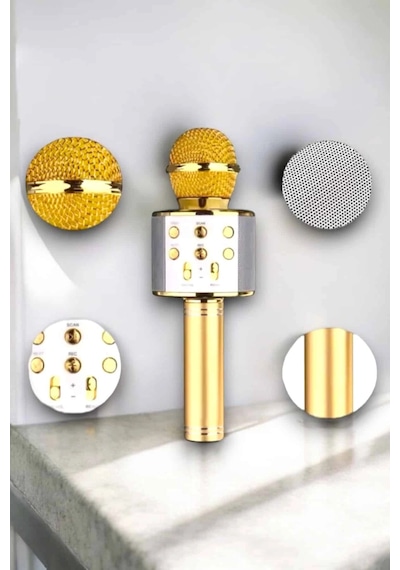 Hubrendy Tekno Taşınabilir Bluetooth Karaoke Mikrofon: Hafıza Kart Girişli, Etkileyici Performans