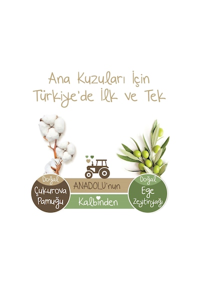 Baby Turco Doğadan Bebek Bezi 2 Numara Mini Hesaplı Paket 84 Adet
