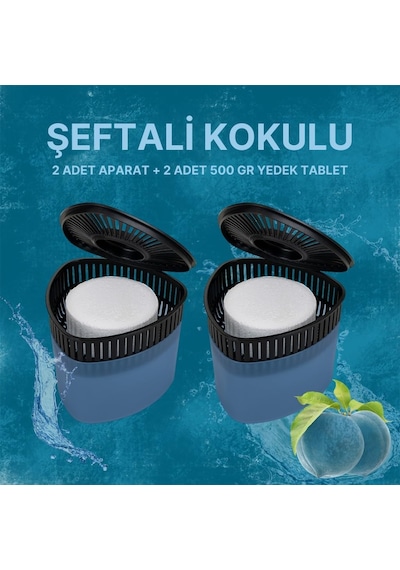 2 Adet 500gr - Şeftali - Nem Alıcılı Ve Rutubet Giderici Aparat Üçgen Tablet Dahil Diğer