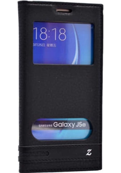 Galaxy Uyumlu J7 2016 Kılıf Elite Pencereli Kapaklı Kılıf