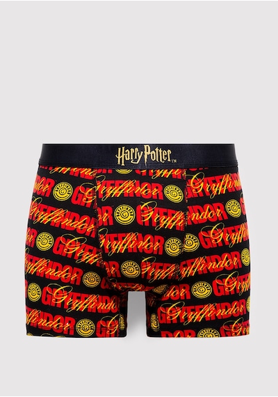Mavi - Harry Potter Baskılı Siyah Boxer 0912219-900 Siyah