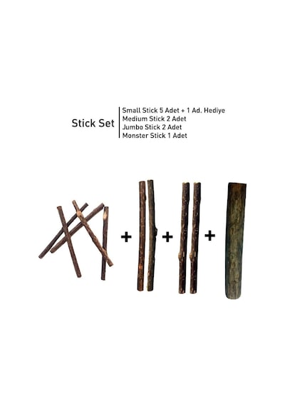 Stick Paketi Doğal Kedi Çiğneme Çubuğu Kedi Oyuncağı 10 Stick