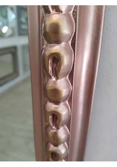Ayna Denizi Princess Great Copper Gold Model Rose Gold Altın Renk Dekoratif Boy Aynası Altın - Rose Gold