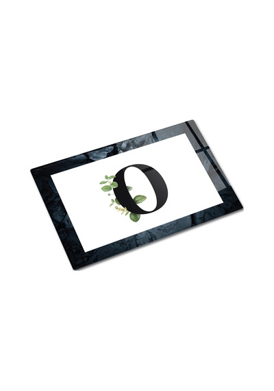 Decorita Cam Kesme Tahtası - Cam Kesme Tablası Harfli Tasarım O 20 CM x 30 CM