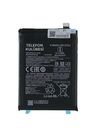 Xiaomi Redmi 10 2022 Uyumlu Batarya Pil Bn59