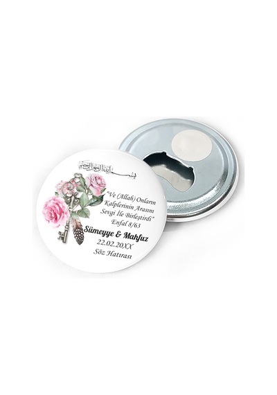 Yarendavetiyeotuz9 Metal Açacak Magnet Düğün - Nişan - Kına - Nikah - Söz (25 Adet) (517606586)