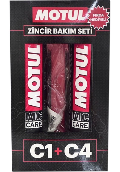 Motul Zincir Bakım Seti C1 + C4 + Fırça
